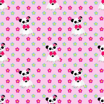 Cut kawaii background Stock Illustration