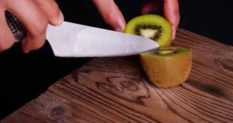 Cut kiwi Stock Footage 260581573