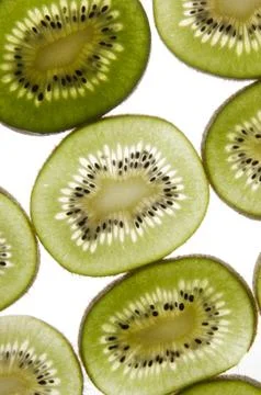 Cut kiwi Stock Photos