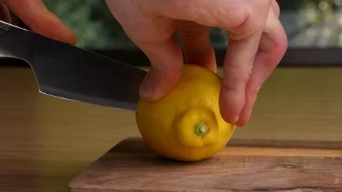 Cut lemon Stock Footage 245881691