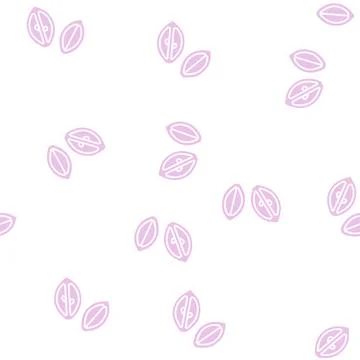 Cut lemon glyph seamless pattern Stock Illustration