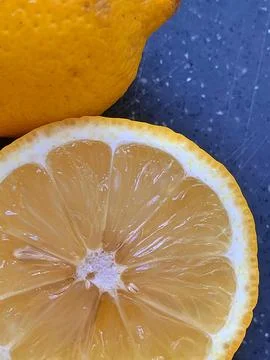 Cut lemon Stock Photos