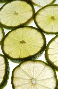 Cut Lime Stock Photos