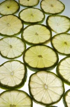 Cut Lime Stock Photos