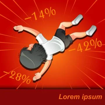 Cut loss Stock Illustration