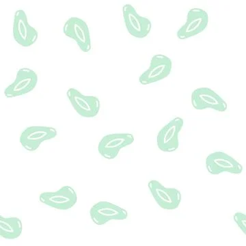 Cut mango food glyph vector seamless pattern 스톡 일러스트