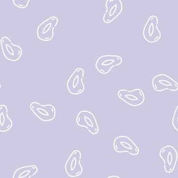 Cut mango food line vector seamless pattern 스톡 일러스트