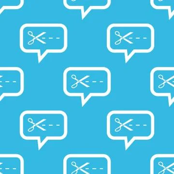 Cut message pattern Stock Illustration