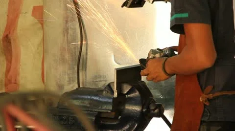 Cut Metal Stock Footage 20641810