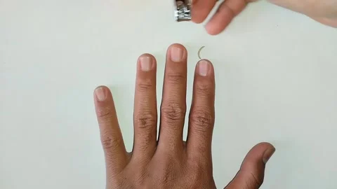 Cut nails Stock Footage 290856922