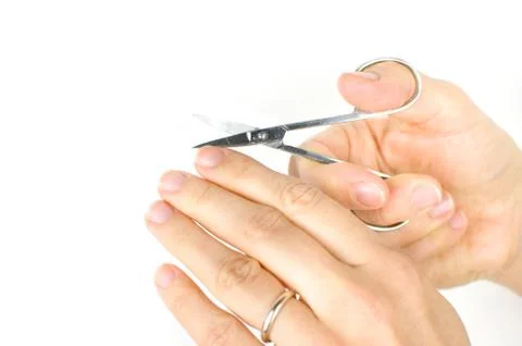 Cut nails Stock Photos