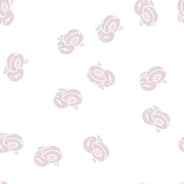 Cut nectarine glyph seamless pattern Stock Illustration