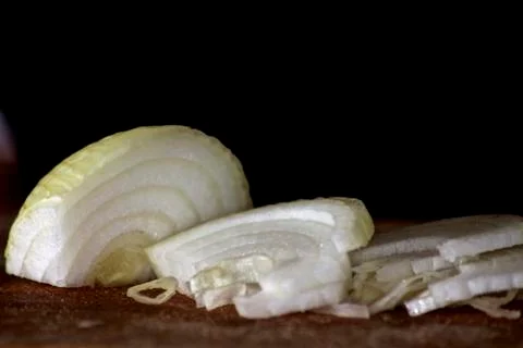 Cut onion Stock Photos
