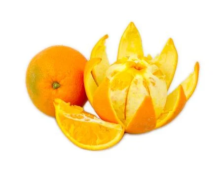 Cut orange Stock Photos