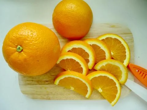 Cut orange Stock Photos