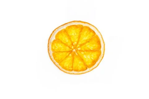 Cut of orange Stock Photos