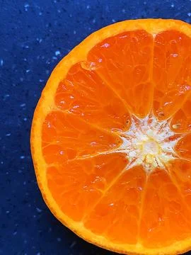 Cut orange Stock Photos