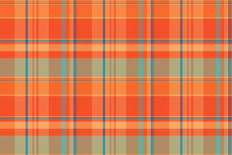 Cut out fabric textile pattern, girl tartan plaid seamless. Grand texture b.. Stockillustratie