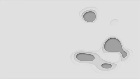 Cut out layers background logo grey scale hole (4K) Video stock 97719675