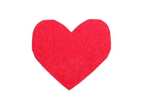 Cut out paper heart Foto stock