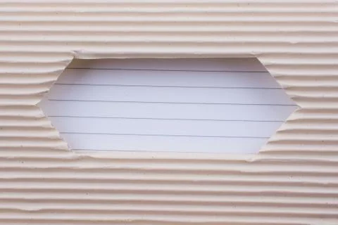 Cut out paper with pattern Foto stock