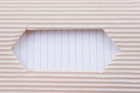 Cut out paper with pattern Foto stock