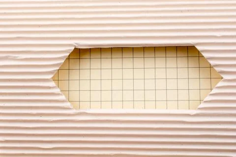 Cut out paper with pattern Stock Photos