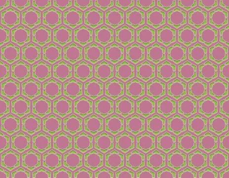 Cut out pink pattern Stock Illustration