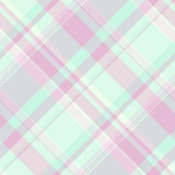 Cut out seamless check textile, empty vector tartan texture. France fabric .. 스톡 일러스트