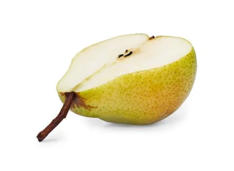 Cut pear Stock Photos