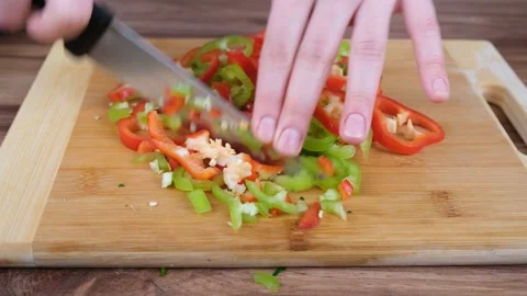Cut pepper Video stock 232851926