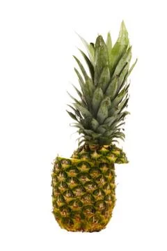 Cut pineapple Stock Photos
