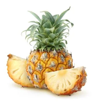 Cut pineapples Foto stock