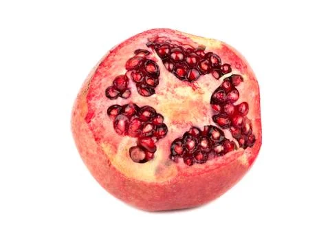 Cut pomegranate Stock Photos