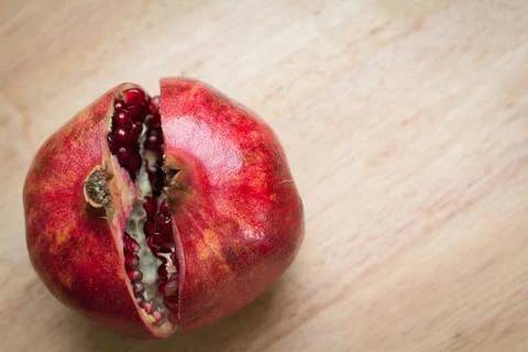Cut pomegranate Stock Photos