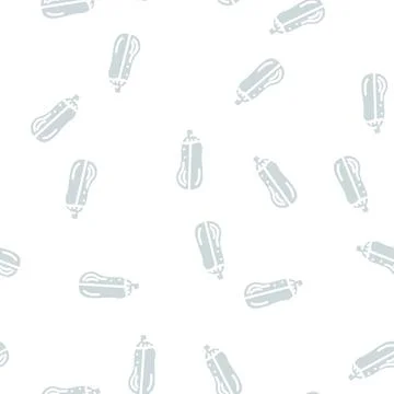 Cut ripe eggplant glyph vector seamless pattern Stock Illustration