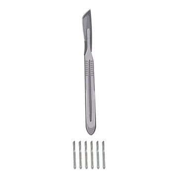 Cut scalpel surgery cartoon vector graphic Stock Illustration