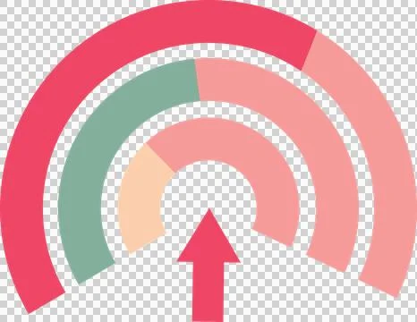 Cut semicircles data infographics creative business design 스톡 일러스트