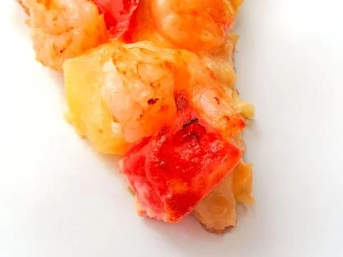 Cut off slice pizza Stock Photos