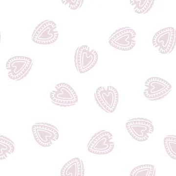 Cut strawberry glyph seamless pattern Illustrazione stock