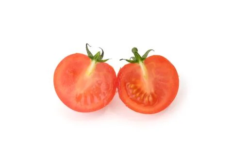 Cut tomato Stock Photos