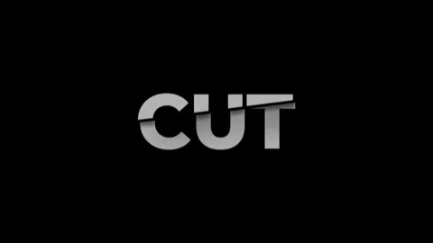 Cut typography After Effects素材