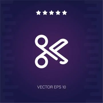 Cut vector icon Stock Illustration