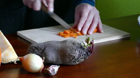 Cut vegetables Stock Footage 59726628