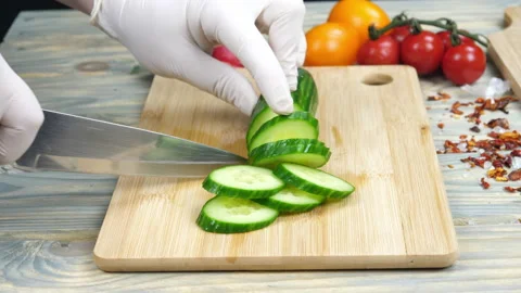 Cut vegetables. Stock Footage 169380964