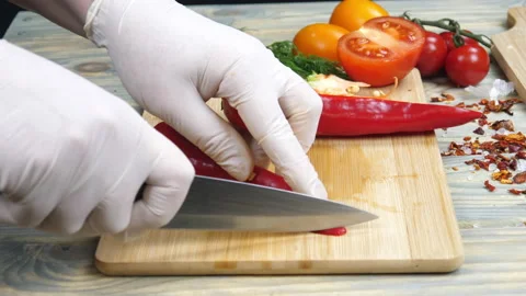 Cut vegetables. Stock Footage 169383749