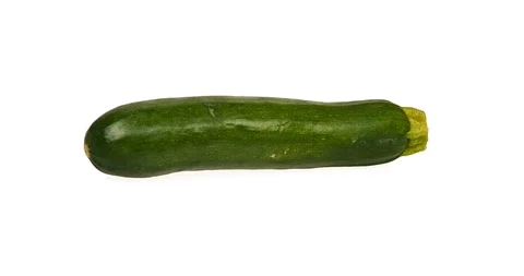 Cut a zucchini, ideal for creating video recipes Stock Footage 86860223