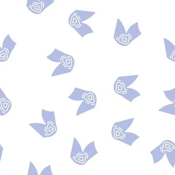 Cutaneous mucormycosis glyph seamless pattern 库存插图