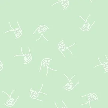 Cutaneous mucormycosis line seamless pattern 库存插图