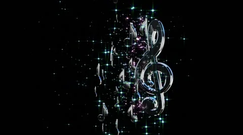 Cutaways in the form of a treble clef Stock Footage 47048779